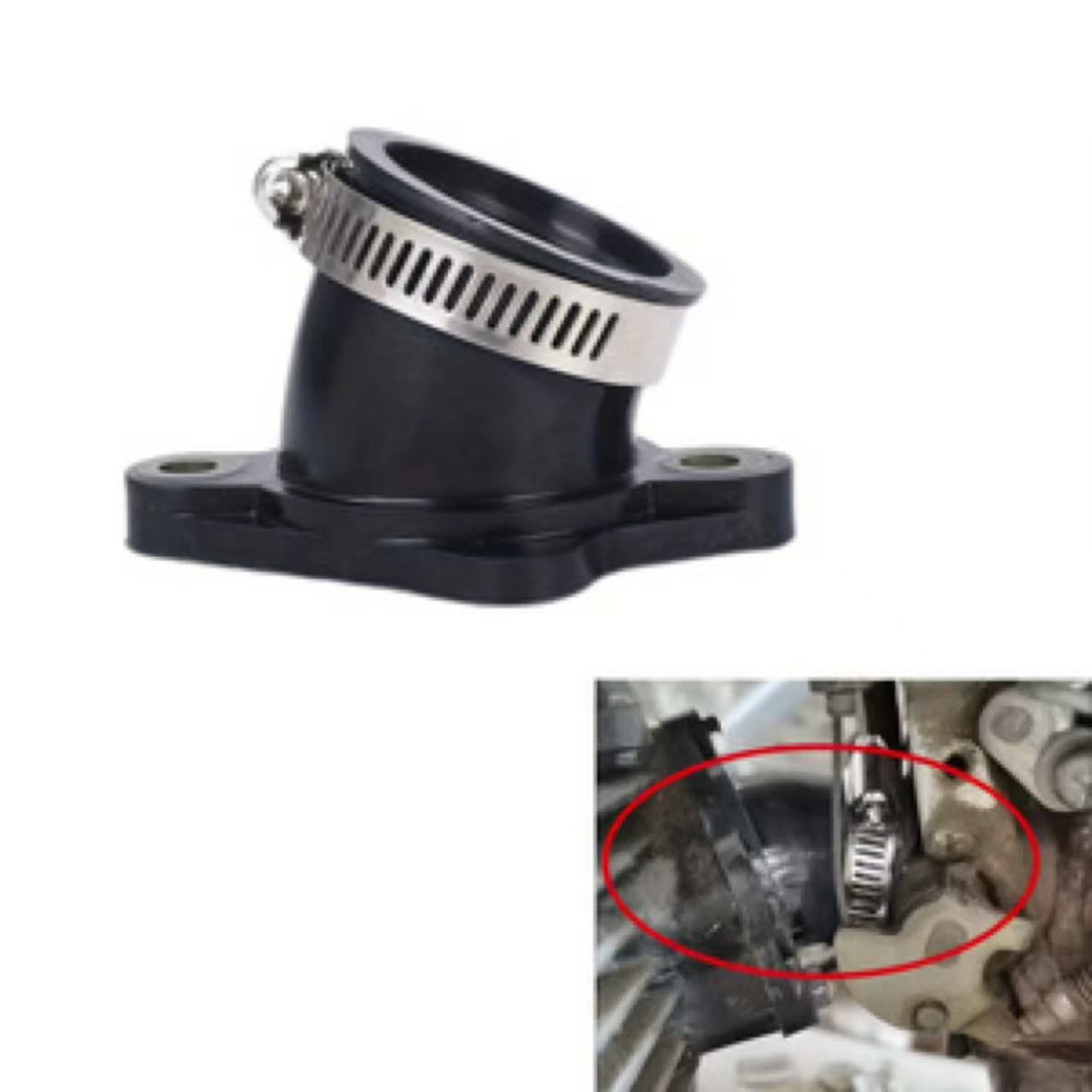 Motorcycle Carburetor - Karbüratör Emme Manifoldu Önyükleme Borusu 30