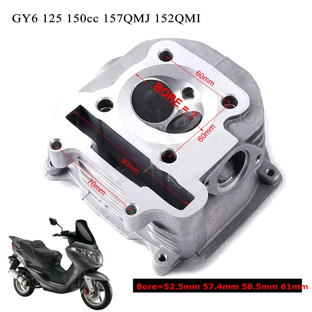 Motorcycle Cylinder - GY6 silindir kafası motosiklet parçaları GY6