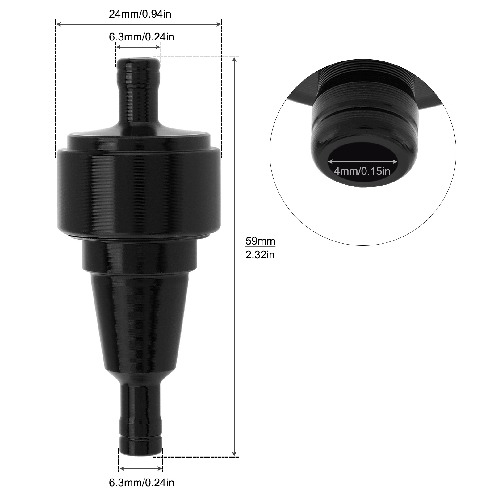 1/4 inç 6mm Motosiklet Yakıt F - Motorcycle Oil Filter incelemesi ve fiyatı